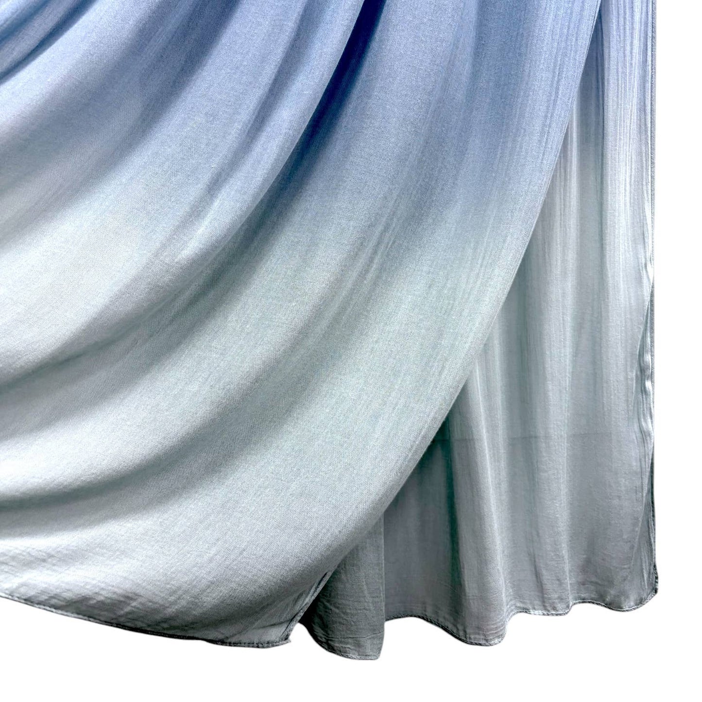 Modal Ombre-Dip Hijab: Babyblau mit Minze