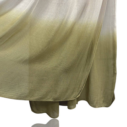 Modal Ombre-Dip Hijab: Braun mit Hellbraun