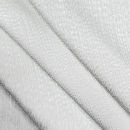 Gerippter Satin Hijab: Weiss