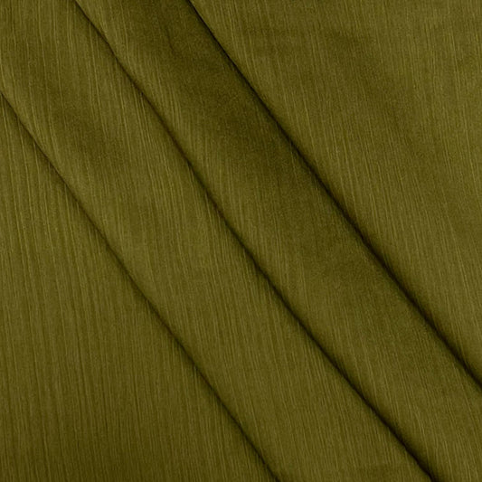 Gerippter Satin Hijab: Vintage-grün