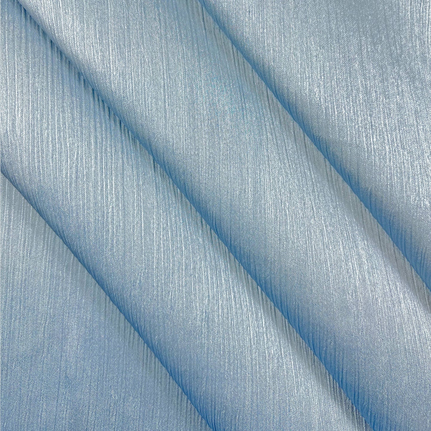 Gerippter Satin Hijab: Weiss