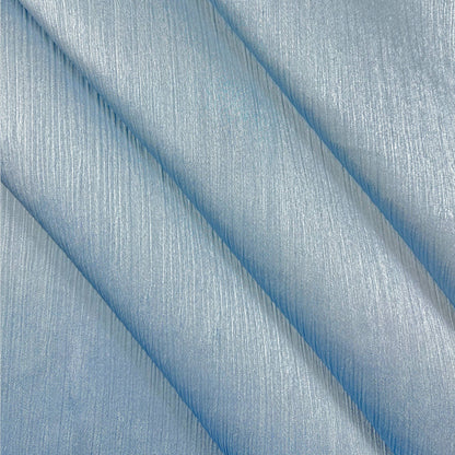 Gerippter Satin Hijab: Weiss
