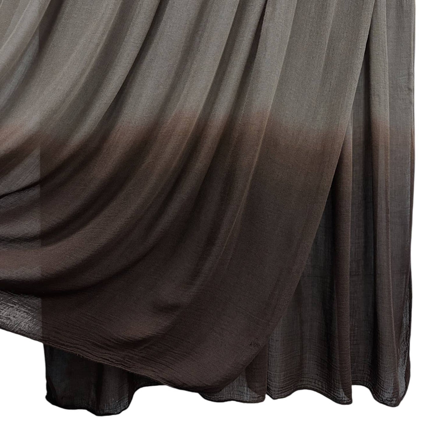 Modal Ombre-Dip Hijab: Babyblau mit Minze